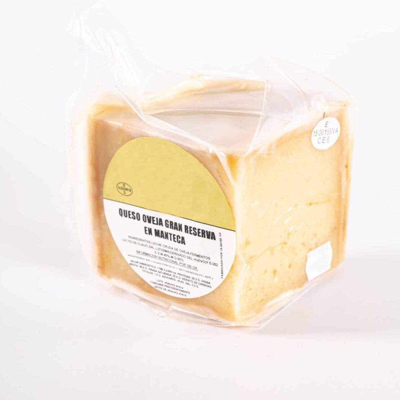 fromage de brebis grande reserve au saindoux ibérique- FROMAGE DE BREBIS affiné au saindoux -fromage de brebis grande reserve au saindoux ibérique-