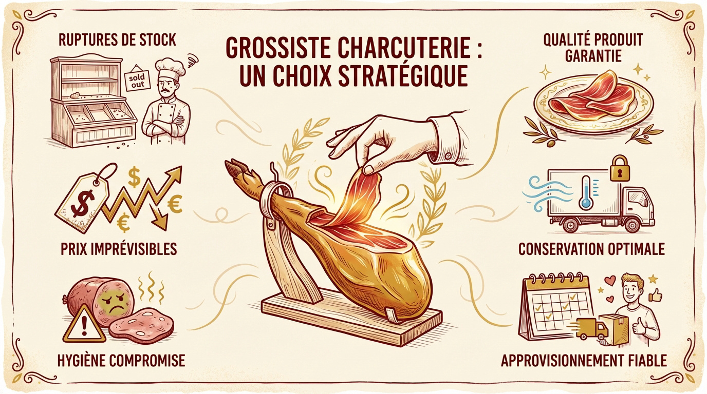 Sélection rigoureuse d'un grossiste charcuterie espagnole pour professionnels
