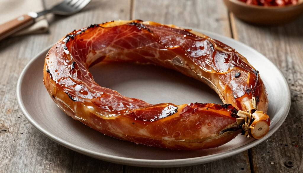 pq4eqcji jamon iberico glaseado en anillo