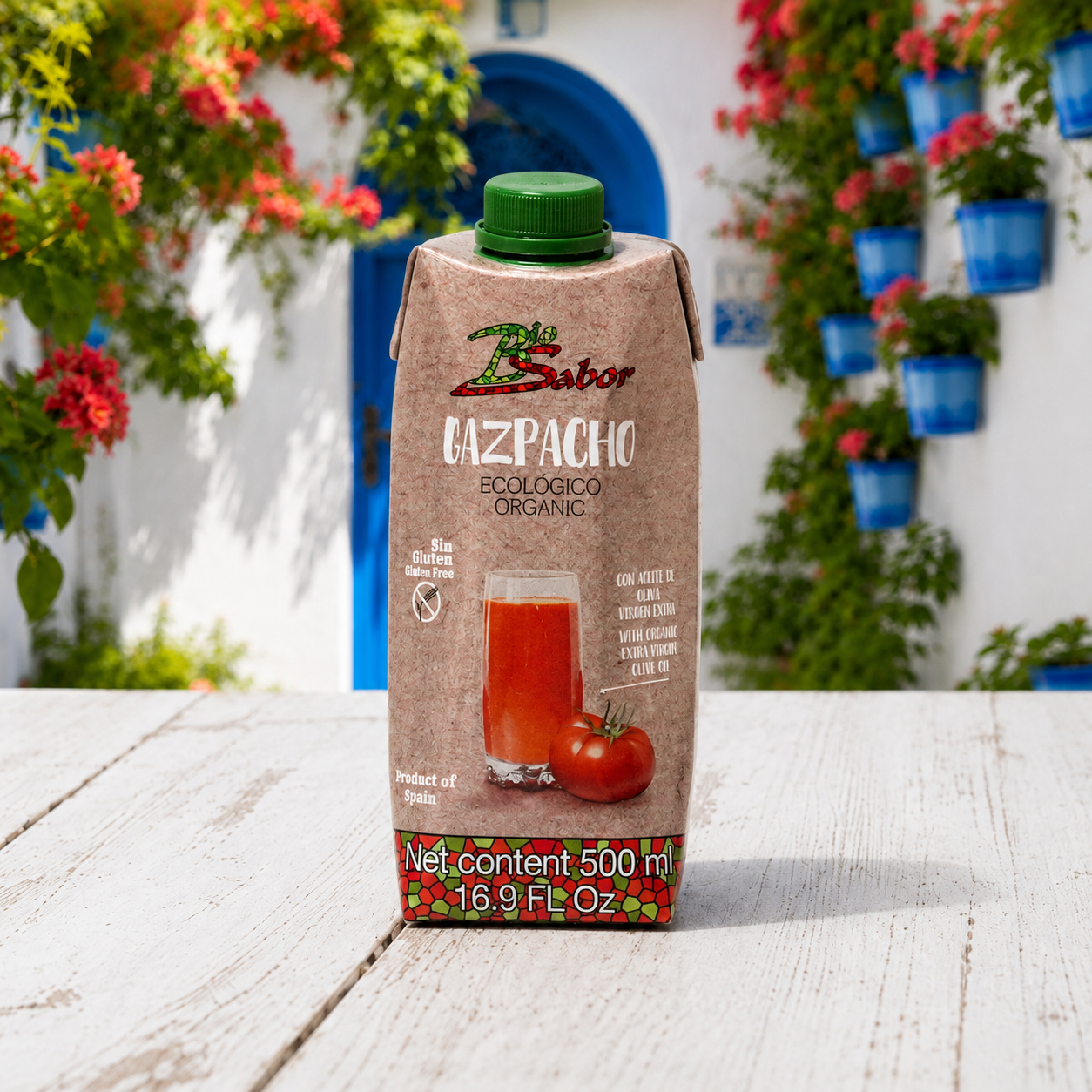 BioSabor Gazpacho tradicional ecoligico organico 500 ml BioSabor Gazpacho tradicional ecoligico organico 500 ml
