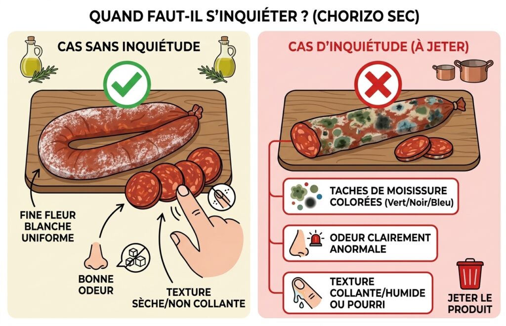 conserver chorizo espagnol