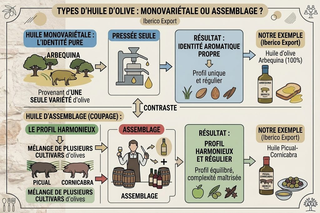 Huile d'olive monovariétale ou assemblage : quelles différences et comment bien s'en servir ? 2 huile dolive monovarietale 2