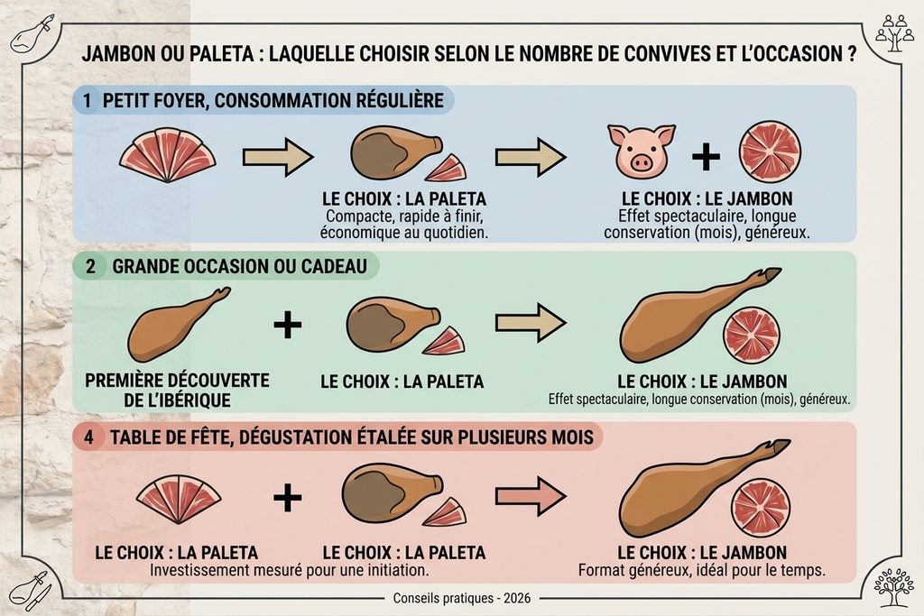 Jambon ou paleta ibérique : quelles différences et lequel choisir ? 2 jambon ou paleta iberique